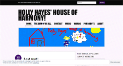 Desktop Screenshot of hollyhayeshouse.wordpress.com