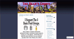 Desktop Screenshot of bearsgrowl.wordpress.com