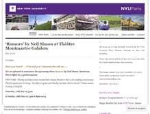 Tablet Screenshot of nyufculture.wordpress.com