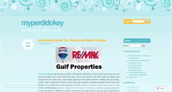 Desktop Screenshot of myperdidokey.wordpress.com