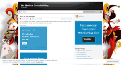 Desktop Screenshot of matthewgreenfield.wordpress.com