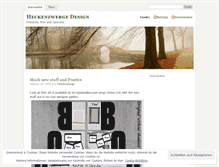 Tablet Screenshot of heckenzwergedesign.wordpress.com