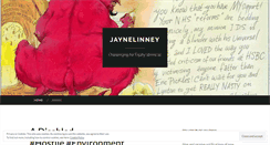 Desktop Screenshot of jaynelinney.wordpress.com