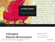 Tablet Screenshot of jaynelinney.wordpress.com