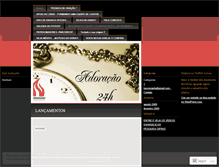 Tablet Screenshot of louvorsanto.wordpress.com