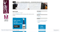 Desktop Screenshot of musicalartsfoundation.wordpress.com