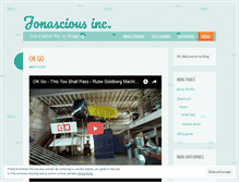 Tablet Screenshot of jonasadhitya.wordpress.com