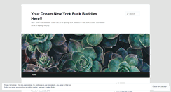 Desktop Screenshot of newyorkfuckbuddies.wordpress.com