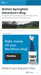Mobile Screenshot of buffalospringfieldadventure.wordpress.com