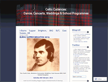 Tablet Screenshot of celticcadences.wordpress.com