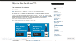 Desktop Screenshot of firstcertificate.wordpress.com