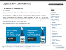 Tablet Screenshot of firstcertificate.wordpress.com