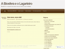 Tablet Screenshot of ecoescolagarteiro.wordpress.com