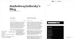 Desktop Screenshot of jimbobwayinthesky.wordpress.com