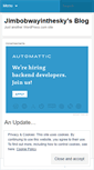 Mobile Screenshot of jimbobwayinthesky.wordpress.com