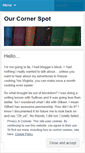 Mobile Screenshot of ourcornerspot.wordpress.com