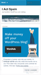 Mobile Screenshot of iactinspain.wordpress.com