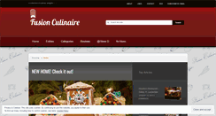 Desktop Screenshot of fusionculinaire.wordpress.com