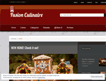 Tablet Screenshot of fusionculinaire.wordpress.com