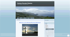 Desktop Screenshot of montanamountainministries.wordpress.com