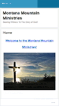 Mobile Screenshot of montanamountainministries.wordpress.com