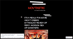 Desktop Screenshot of movtastic.wordpress.com