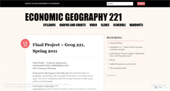 Desktop Screenshot of geog221hunter.wordpress.com