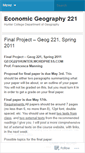 Mobile Screenshot of geog221hunter.wordpress.com