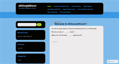 Desktop Screenshot of aktionjakkson.wordpress.com