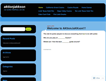Tablet Screenshot of aktionjakkson.wordpress.com