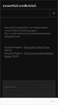 Mobile Screenshot of essentialcredential.wordpress.com