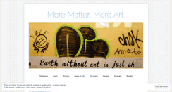 Desktop Screenshot of matterandart.wordpress.com