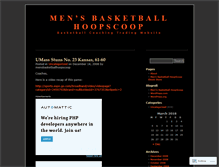 Tablet Screenshot of basketballcoach.wordpress.com