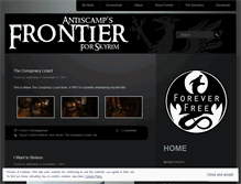 Tablet Screenshot of frontierskyrim.wordpress.com