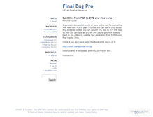 Tablet Screenshot of finalbugpro.wordpress.com