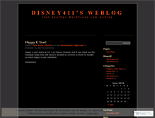 Tablet Screenshot of disney411.wordpress.com