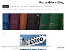 Tablet Screenshot of gabyvaldes.wordpress.com