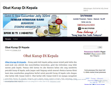 Tablet Screenshot of obatkurapdikepalablog.wordpress.com