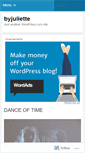 Mobile Screenshot of byjuliette.wordpress.com