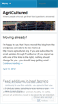 Mobile Screenshot of agriculturedblog.wordpress.com