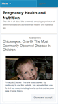 Mobile Screenshot of pregnancyhealthandnutrition.wordpress.com