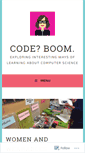 Mobile Screenshot of codeboom.wordpress.com