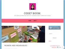 Tablet Screenshot of codeboom.wordpress.com