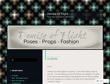 Tablet Screenshot of demiseofflight.wordpress.com