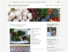 Tablet Screenshot of mountainbountyfarm.wordpress.com