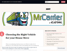 Tablet Screenshot of mrcarrieruk.wordpress.com