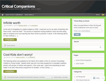 Tablet Screenshot of criticalcompanions.wordpress.com