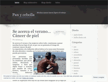 Tablet Screenshot of panycebolla.wordpress.com