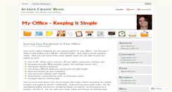 Desktop Screenshot of actionchaos.wordpress.com