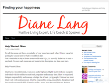 Tablet Screenshot of createbalanceandfindinghappiness.wordpress.com